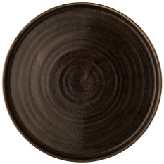 Churchill Stonecast Patina Iron Black Walled Plate 26cm/10.25" (Pack of 6)