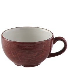 Churchill Stonecast Patina Red Rust Cappuccino Cup 227ml/8oz (Pack of 12)