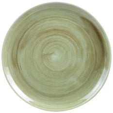 Churchill PABGEV111 Stonecast Patina Burnished Green Coupe Plate 28.8cm