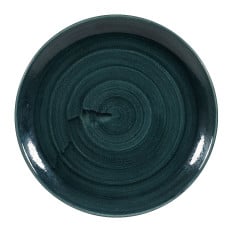Stonecast Patina Rustic Teal Coupe Plate 28.8cm