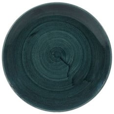 Stonecast Patina Rustic Teal Coupe Plate 21.7cm