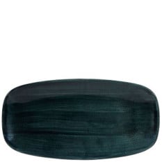Stonecast Patina Rustic Teal Oblong Plate 29.8 x 15.3cm