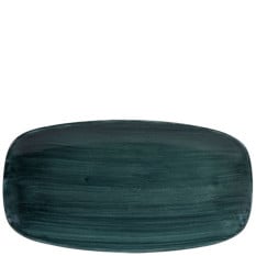 Stonecast Patina Rustic Teal Oblong Plate 35.5 x 18.9cm