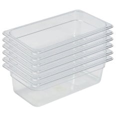 GN 1/3 Polycarbonate Gastronorm 100mm (Pack of 6)