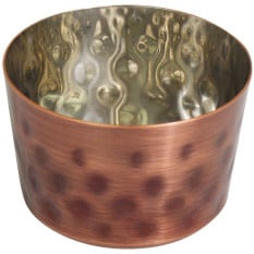 Small Presentation Cup Hammered Antique Copper