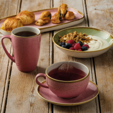 Churchill Stonecast Petal Pink Espresso Coffee Cup 100ml/3.5oz (Pack of 12)