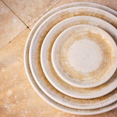 Steelite Petra Dune Coupe Plate 20cm/8" (Pack of 12)