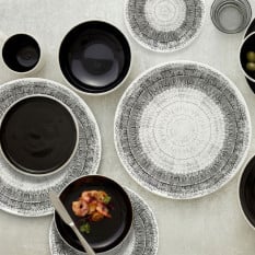 Steelite Petra Graphite Coupe Plate 20cm/8" (Pack of 12)
