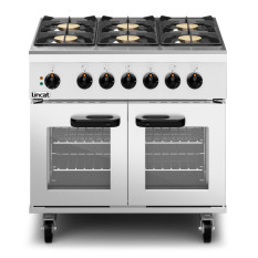 Lincat PHDR01 Phoenix Dual Fuel Free-standing 6 Burner Gas Hob Electric Oven Range