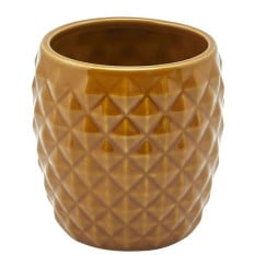 Pineapple Brown Tiki Cocktail Mug