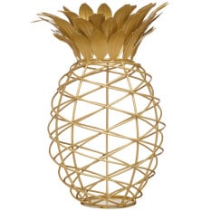 BarCraft Gold Finish Pineapple Cork Collector