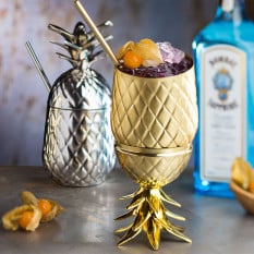 Hawaii Silver Pineapple Tumbler 570ml/20oz