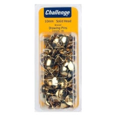Brassed Drawing Pins (Box of 100)