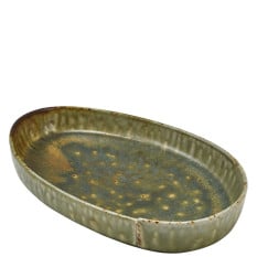 Kozo Porcelain Midori Oval Plate 23cm/9" (Pack of 6)