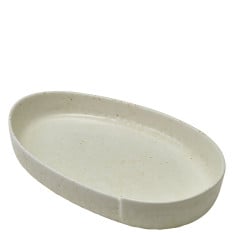 Kozo Porcelain Shiro Oval Plate 23cm/9" (Pack of 6)