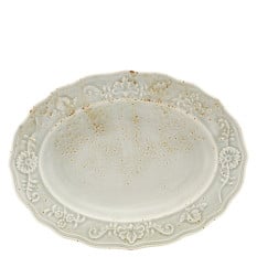 Reverie Porcelain Iris Oval Plate 32cm/12.5" (Pack of 6)