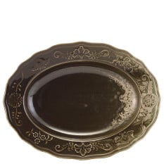 Reverie Porcelain Ivy Oval Plate 32cm/12.5" (Pack of 6)