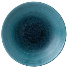Churchill Stonecast Aqueous Lagoon Deep Coupe Plate 9 2/5 Ich (Pack of 12)