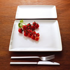 Steelite Taste White Rectangle Two Platter 33 x 27cm/10.6" (Pack of 6)