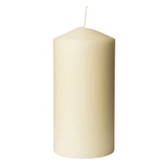 Pillar Candles Ivory 150x80mm 65 Hour (Pack of 6)