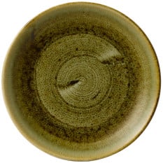 Churchill Stonecast Plume Olive Evolve Coupe Plate 11.25 Ich (Pack of 12)