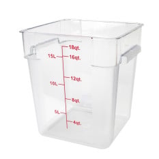 Food Ingredient Storage Container Polycarbonate 17.1 Litre