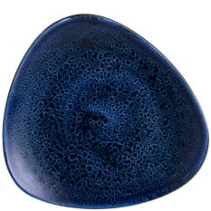 Churchill Stonecast Plume Ultramarine Lotus Plate 9 Ich (Pack of 12)
