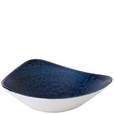Churchill Stonecast Plume Ultramarine Lotus Bowl 23.5cm/9.25" 600ml/21oz (Pack of 12)