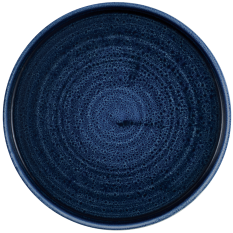 Churchill Stonecast Plume Ultramarine Walled Plate 21cm/8.67" (Pack of 6)