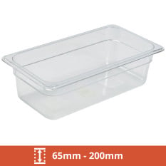 GN 1/3 Polycarbonate Gastronorms