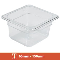 GN 1/6 Polycarbonate Gastronorms