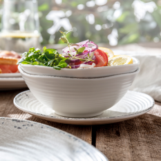 Creations Pompeii Melamine Stone Bowl 14cm/5.5" 377ml/13.25oz (Pack of 6)