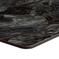 Artisano Portoro Marble High Gloss Ceramic Square Table Top 600mm