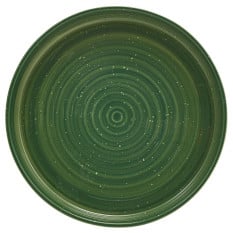 Miro Porcelain Green Presentation Plate 18cm/7" (Pack of 6)