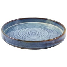 Terra Porcelain Aqua Blue Presentation Plate 21cm/8.26" (Pack of 6)