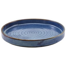 Terra Porcelain Aqua Blue Presentation Plate 26cm x 6