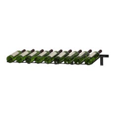 Wall Mounted Presentation Wine Rack - 9 Bottles