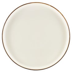 Terra Porcelain Aqua Blue Two Tone Presentation Plate 26cm/10.25" (Pack of 6)