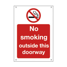 No Smoking Sign - Outside This Doorway