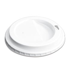 White Sip Through Lid for 12oz Ripple Cup (Pack of 1000)