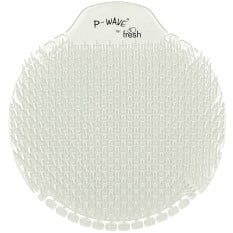 P-Wave Slant-6 Urinal Screen Deodouriser Splash Mat Honeysuckle