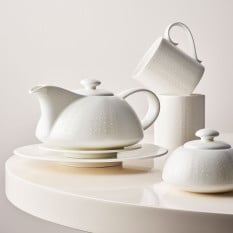 William Edwards Quill Coupe Tea Saucer Low 15cm/6" (Pack of 12)