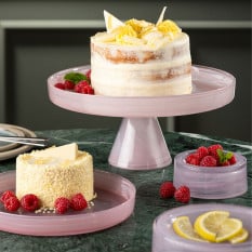 Asos Pink Footed Plate 28 x 13cm/11 x 5"