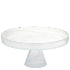 Asos White Footed Plate 28 x 13cm/11 x 5"