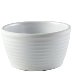 GenWare Melamine Matt White Ripple Ramekin 56ml/2oz (Pack of 24)