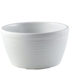 GenWare Melamine Matt White Ripple Ramekin 113ml/4oz (Pack of 24)