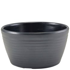 GenWare Melamine Matt Black Ripple Ramekin 113ml/4oz (Pack of 24)