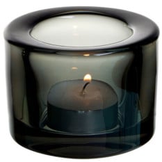 Chunky Tealight Holder Black (Pack of 12)