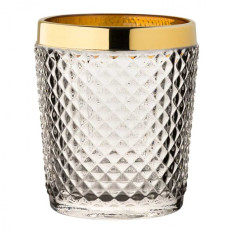 Dante Double Old Fashioned Glass Gold 340ml/12oz (Pack of 6)
