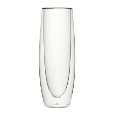 Double Walled Stemless Champagne Glasses 170ml/6oz - Front